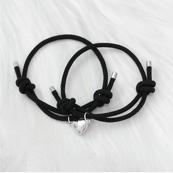 5for$10 Couples Bracelets Matching Bracelets for Couples, Heart Bracelets 2Pc - Picture 7 of 7